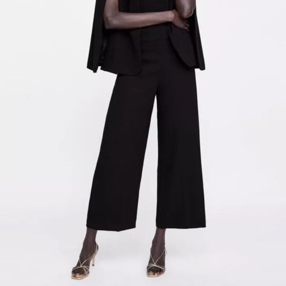 NWT ZARA High-Waisted Pants in Black (S)